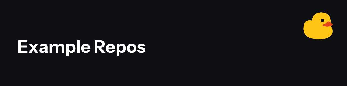 Example Repos